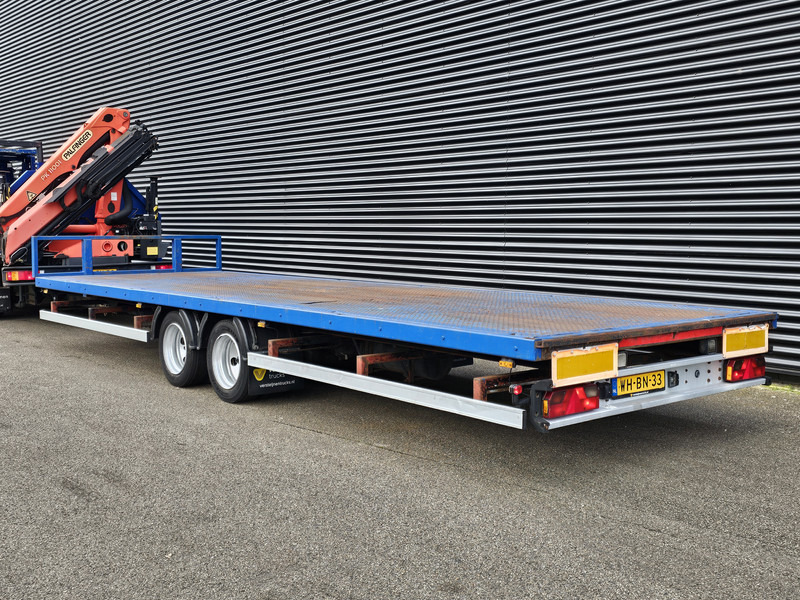 Camion plateau, Camion grue DAF CF 75.310 / PALFINGER CRANE + TRAILER: photos 17