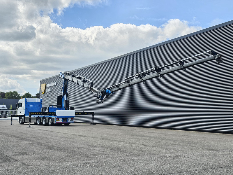 MAN TGX 35.480 8x4-4 / HMF 85 t/m + JIB / WINCH - Camion plateau, Camion grue: photos 3 MAN TGX 35.480 8x4-4 / HMF 85 t/m + JIB / WINCH - Camion plateau, Camion grue: photos 3