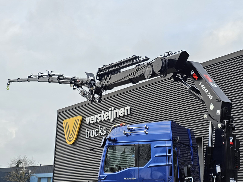 MAN TGX 35.580 8x4-4 / HIAB 54 t/m CRANE+ JIB - Camion plateau, Camion grue: photos 3 MAN TGX 35.580 8x4-4 / HIAB 54 t/m CRANE+ JIB - Camion plateau, Camion grue: photos 3