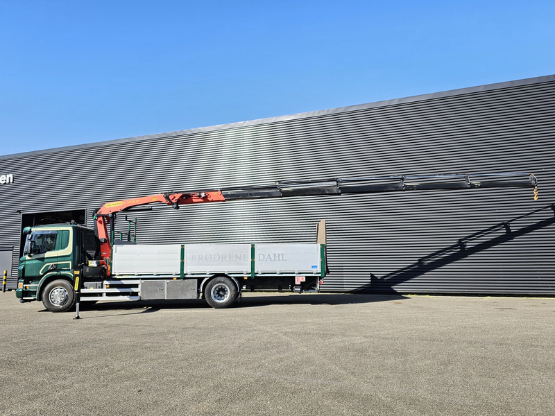 Scania P320 4x2 / PALFINGER 14TM / CRANE/KRAN/GRUE - Camion plateau, Camion grue: photos 3 Scania P320 4x2 / PALFINGER 14TM / CRANE/KRAN/GRUE - Camion plateau, Camion grue: photos 3