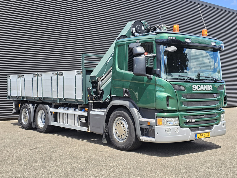 Scania P410 / 6X2-4 / 21 t/m CRANE / KRAN - Camion plateau, Camion grue: photos 4 Scania P410 / 6X2-4 / 21 t/m CRANE / KRAN - Camion plateau, Camion grue: photos 4