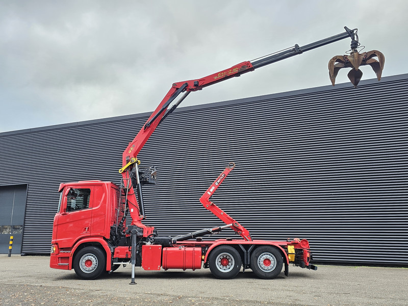 Scania R520 V8 6x2/4 / EPSILON CRANE + HOOKLIFT - Camion ampliroll, Camion grue: photos 3 Scania R520 V8 6x2/4 / EPSILON CRANE + HOOKLIFT - Camion ampliroll, Camion grue: photos 3