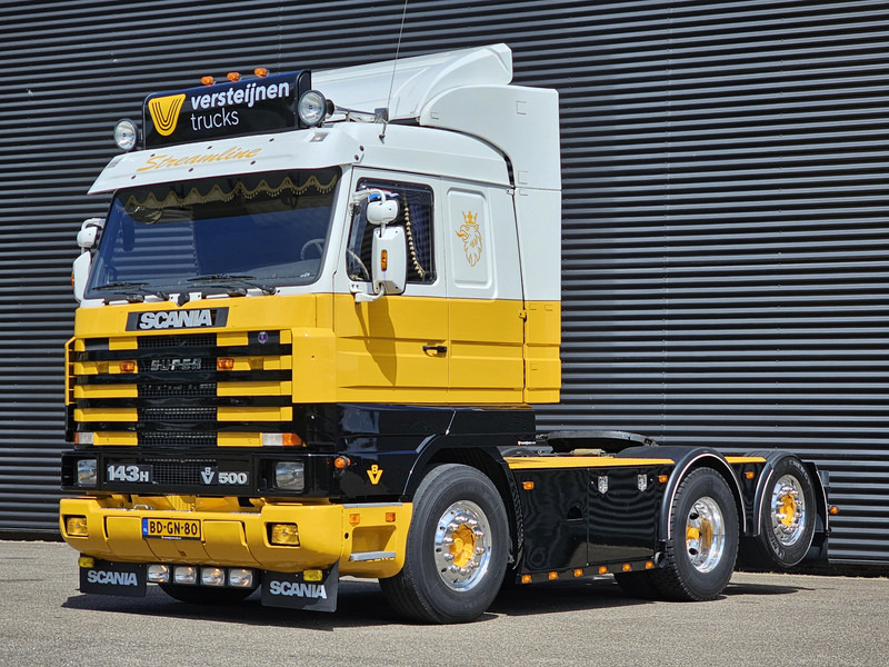 Scania R143 500 V8 / 6X2 / STREAMLINE - Tracteur routier: photos 1 Scania R143 500 V8 / 6X2 / STREAMLINE - Tracteur routier: photos 1