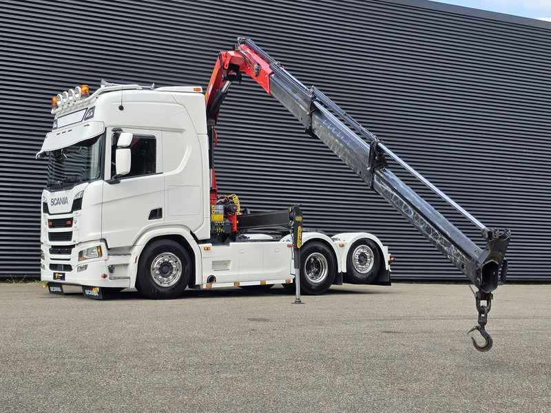 Scania R500 6x2 / RETARDER / PALFINGER CRANE / KRAN - Tracteur routier: photos 4 Scania R500 6x2 / RETARDER / PALFINGER CRANE / KRAN - Tracteur routier: photos 4