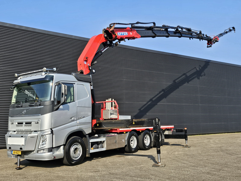 Volvo FH540 / EFFER 525S / JIB 4S-HD / 8x4/4 - Camion plateau, Camion grue: photos 1 Volvo FH540 / EFFER 525S / JIB 4S-HD / 8x4/4 - Camion plateau, Camion grue: photos 1