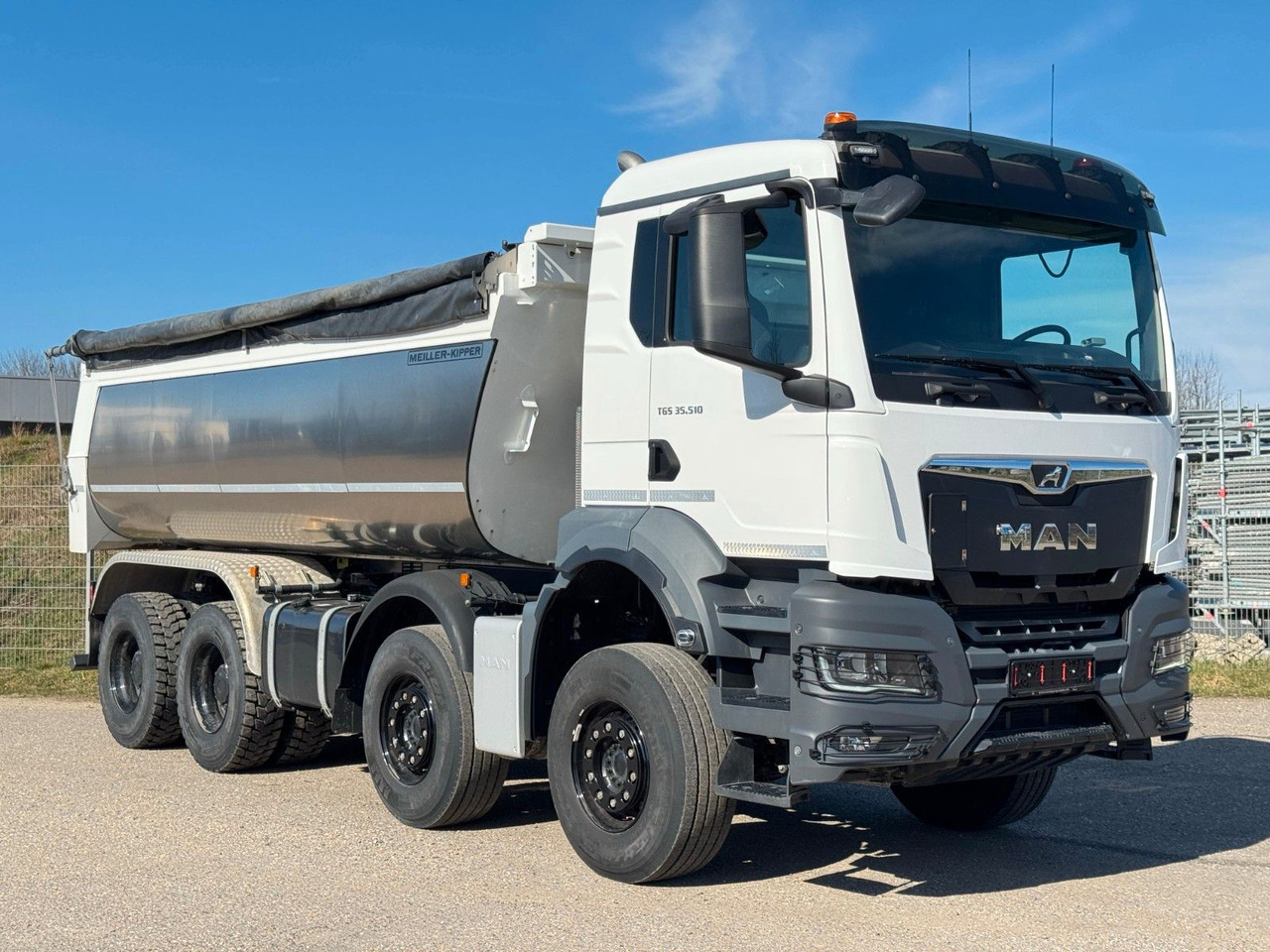 MAN 35.510 TGS Meiller P430 Thermomulde Top Zustand! - Camion benne: photos 5 MAN 35.510 TGS Meiller P430 Thermomulde Top Zustand! - Camion benne: photos 5