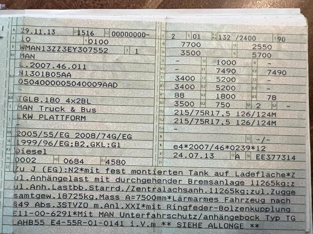 MAN 8.180 4X2 offene Pritsche MAN 8.180 4X2 offene Pritsche - Utilitaire plateau: photos 2 MAN 8.180 4X2 offene Pritsche MAN 8.180 4X2 offene Pritsche - Utilitaire plateau: photos 2