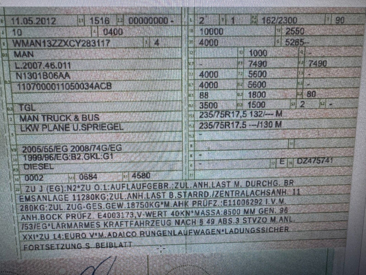 MAN 8.220 4X2 Pritschenwagen - Camion à rideaux coulissants: photos 2 MAN 8.220 4X2 Pritschenwagen - Camion à rideaux coulissants: photos 2