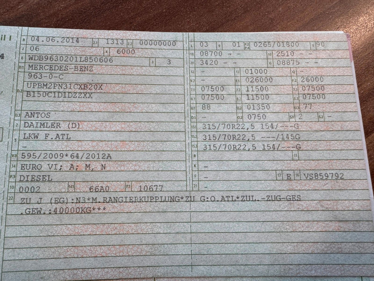 Mercedes-Benz 2536 ADR Valid & kipphydraulik für Gastank - Camion citerne: photos 2 Mercedes-Benz 2536 ADR Valid & kipphydraulik für Gastank - Camion citerne: photos 2