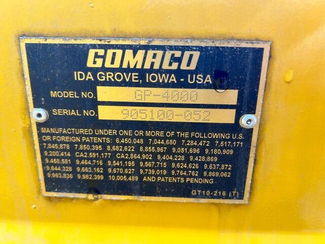 Gomaco GP-4000 - Finisseur: photos 4 Gomaco GP-4000 - Finisseur: photos 4