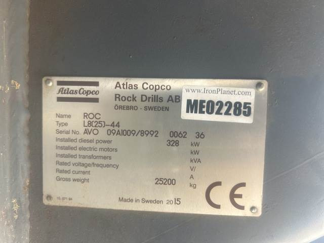 Atlas Copco ROCL8 - Foreuse: photos 5 Atlas Copco ROCL8 - Foreuse: photos 5
