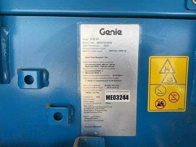 Genie S85 XC - Nacelle télescopique: photos 5 Genie S85 XC - Nacelle télescopique: photos 5