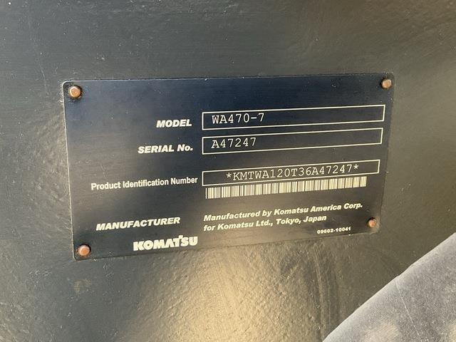 Komatsu WA470-7 - Chargeuse sur pneus: photos 5 Komatsu WA470-7 - Chargeuse sur pneus: photos 5