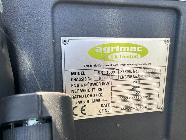 Agrimac ERT1500 - Chariot télescopique: photos 5 Agrimac ERT1500 - Chariot télescopique: photos 5