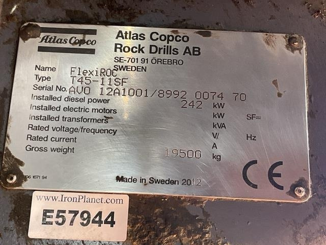 Atlas Copco Flexiroc T45-11SF - Foreuse: photos 5 Atlas Copco Flexiroc T45-11SF - Foreuse: photos 5
