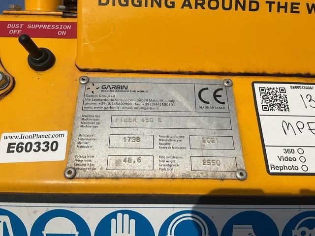 Garbin Fiber 450E - Trancheuse: photos 5 Garbin Fiber 450E - Trancheuse: photos 5