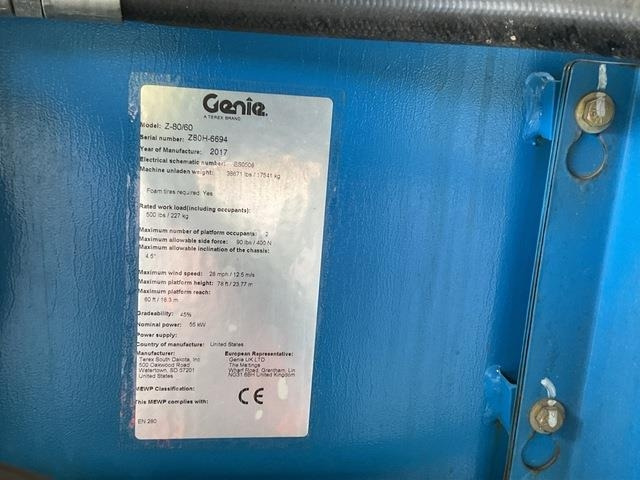 Genie Z-80/60 - Nacelle articulée: photos 5 Genie Z-80/60 - Nacelle articulée: photos 5