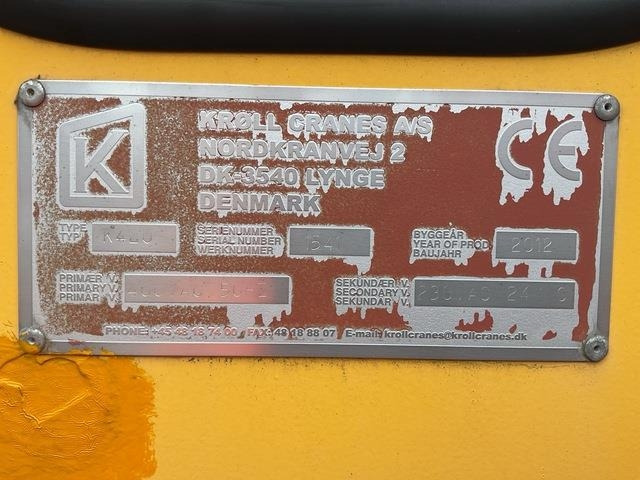 Kroll K420 - Grue à tour: photos 5 Kroll K420 - Grue à tour: photos 5