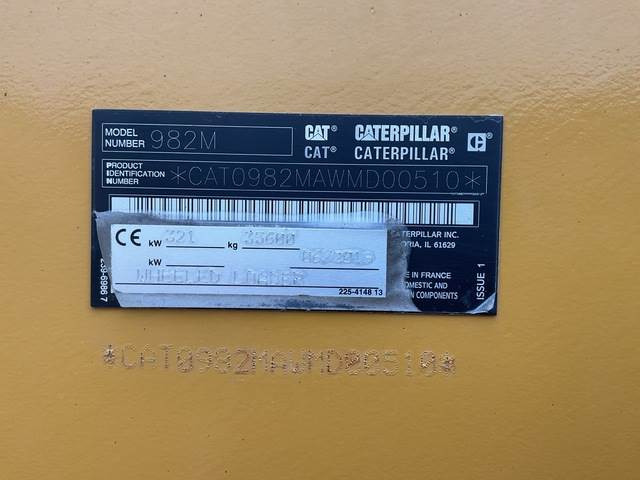 CAT 982M - Chargeuse sur pneus: photos 5 CAT 982M - Chargeuse sur pneus: photos 5