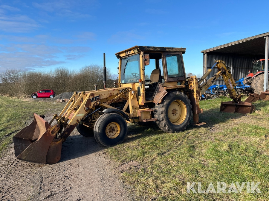 Tractopelle Rendegraver Massey Ferguson 50d: photos 1