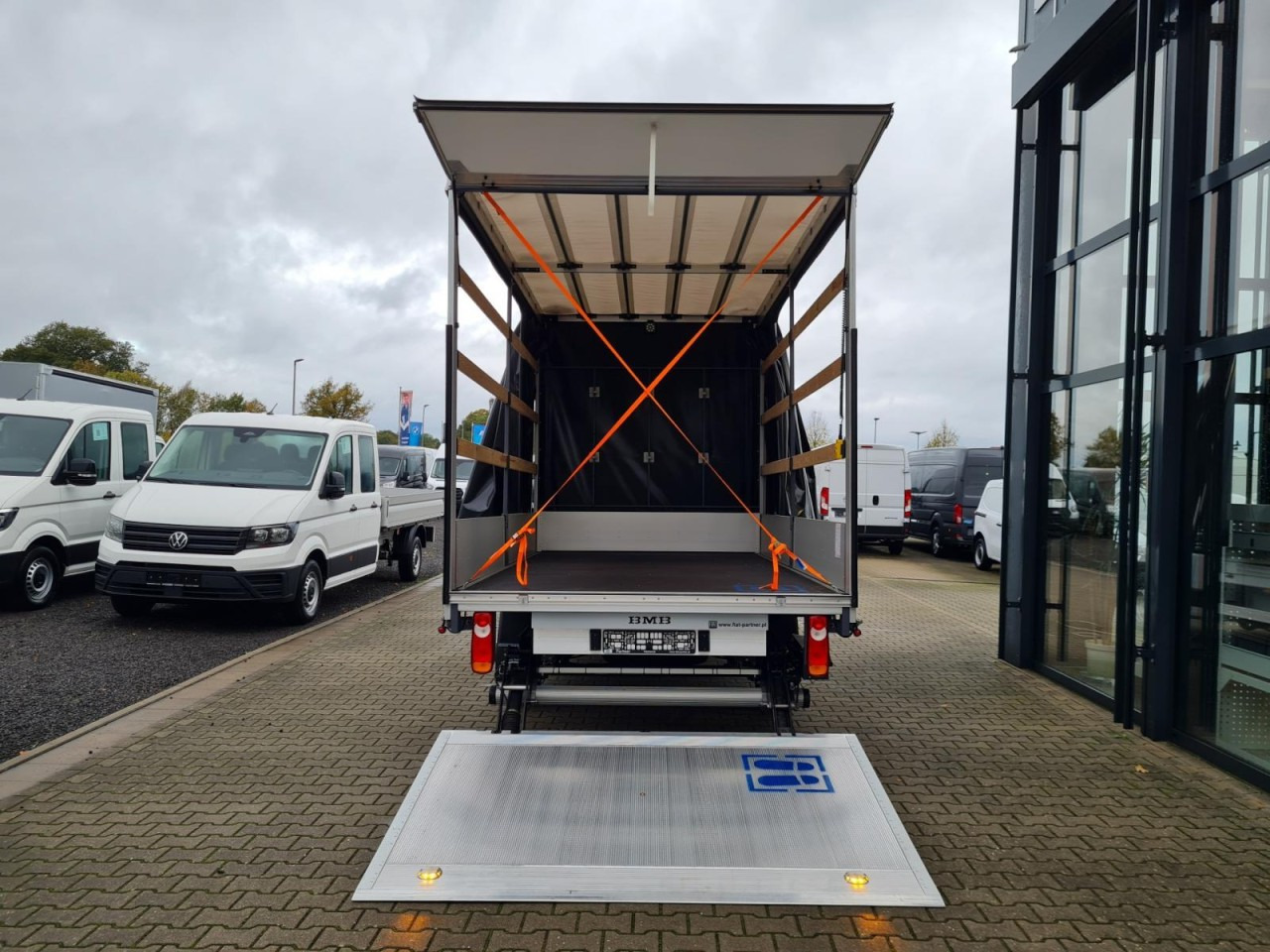 Utilitaire rideaux coulissants (PLSC) Fiat Ducato 35 Maxi Pritsche 2x Schiebeplane LBW LUFTFEDER: photos 19