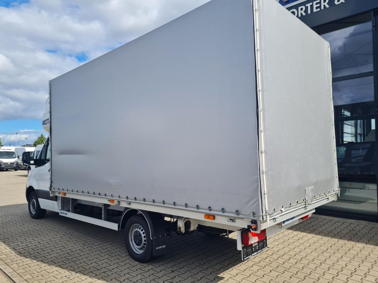 Utilitaire rideaux coulissants (PLSC) Mercedes-Benz Sprinter 317 CDI Pritsche Plane Schlafkab. RWD: photos 8
