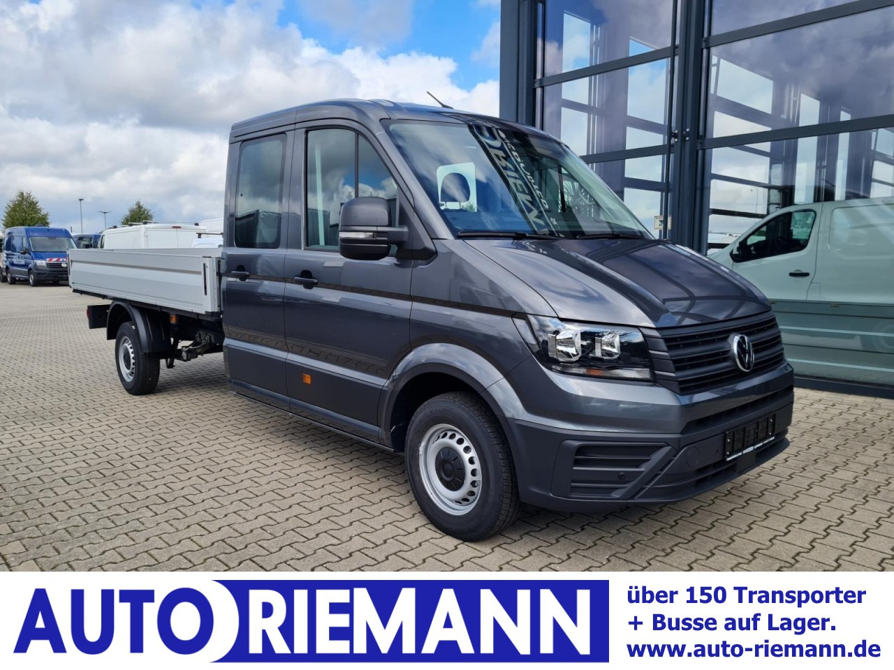 Volkswagen Crafter 35 Doka 7-Sitze MAXI L4 KLIMA TEMPOMAT - Utilitaire plateau, Utilitaire double cabine: photos 1 Volkswagen Crafter 35 Doka 7-Sitze MAXI L4 KLIMA TEMPOMAT - Utilitaire plateau, Utilitaire double cabine: photos 1