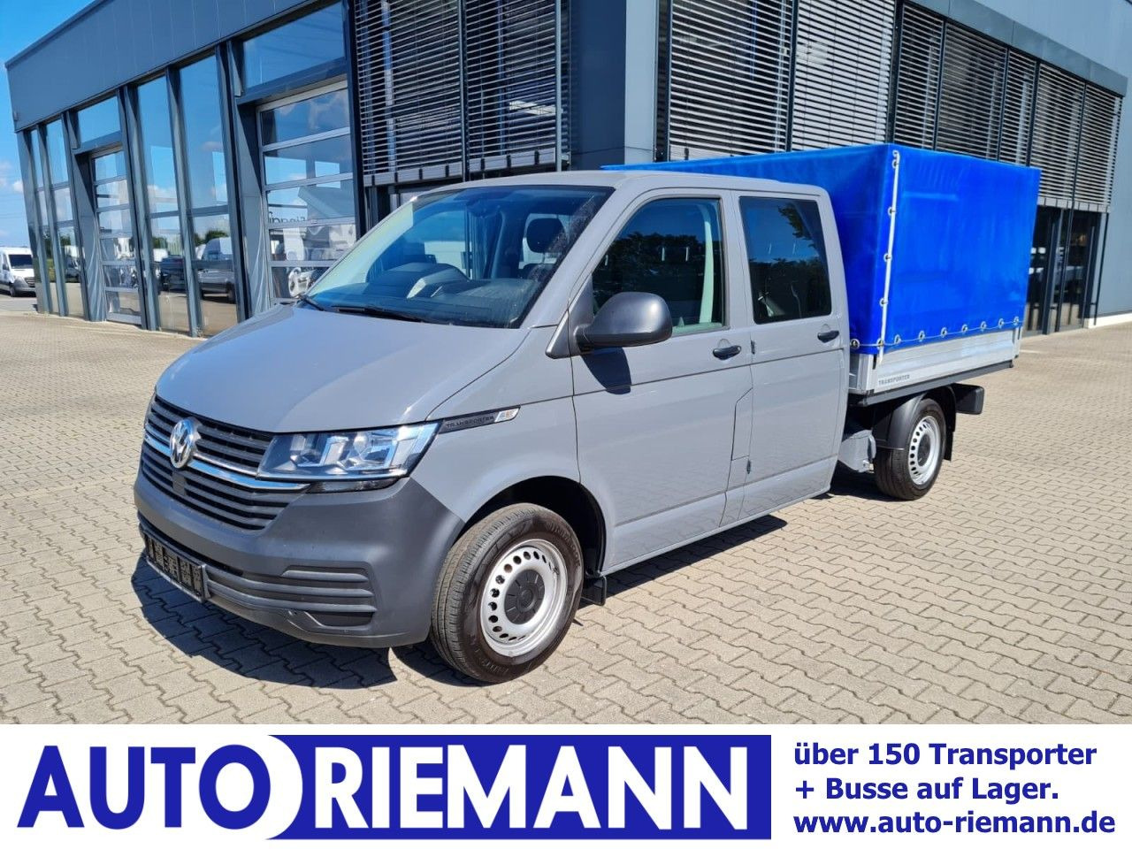 Volkswagen T6.1 Doka Pritsche Plane 6-Sitze AHK KLIMA - Utilitaire rideaux coulissants (PLSC), Utilitaire double cabine: photos 1 Volkswagen T6.1 Doka Pritsche Plane 6-Sitze AHK KLIMA - Utilitaire rideaux coulissants (PLSC), Utilitaire double cabine: photos 1