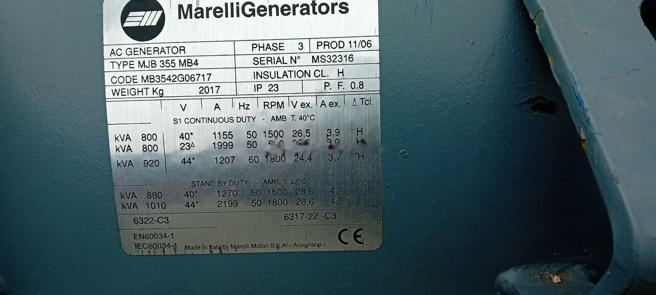 Groupe électrogène neuf Cummins Agregat Prądotwórczy generator 1000 kw 1200 kw 1500 1650 Kva Fab: photos 21