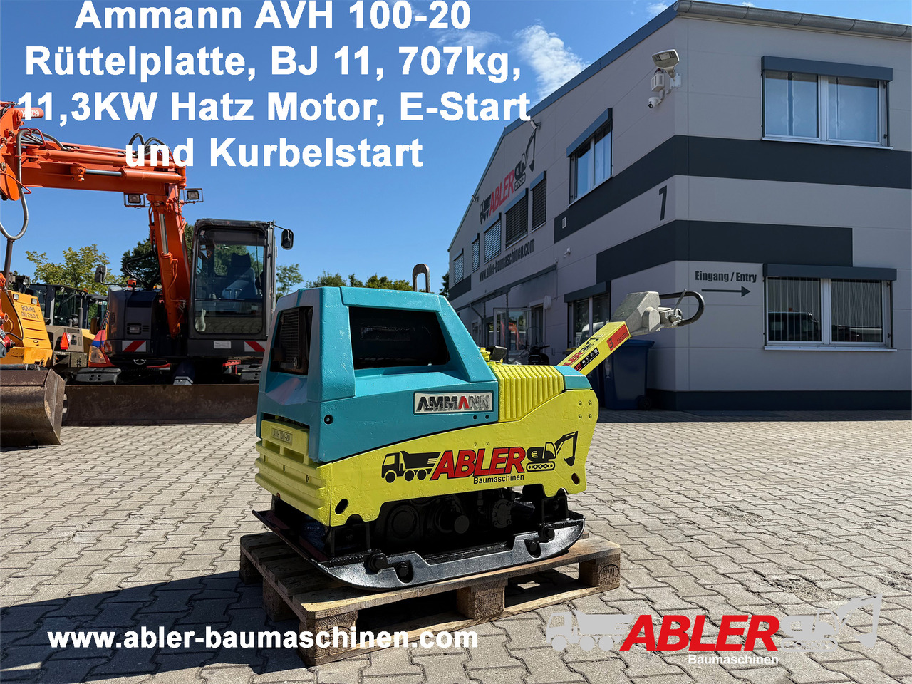 Ammann AVH 100-20 Rüttelplatte E-Start - Plaque vibrante: photos 1 Ammann AVH 100-20 Rüttelplatte E-Start - Plaque vibrante: photos 1