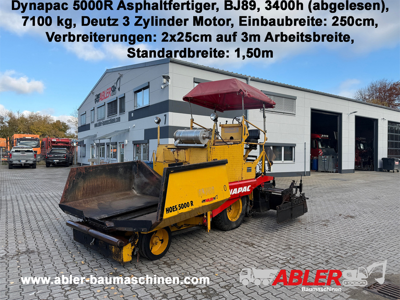 Dynapac 5000R Asphaltfertiger - Finisseur: photos 1 Dynapac 5000R Asphaltfertiger - Finisseur: photos 1