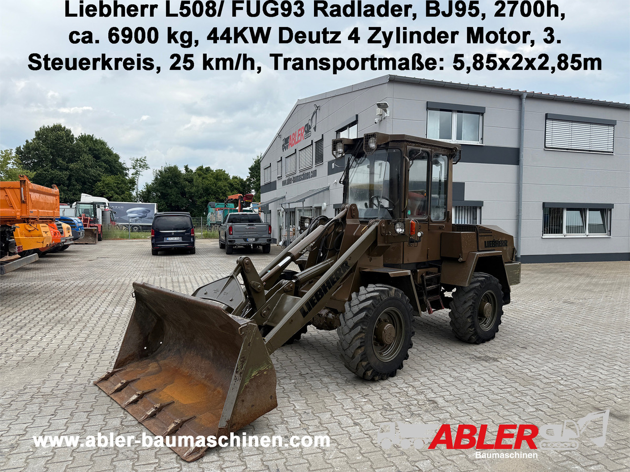 Liebherr L508 / FUG93 Radlader - Chargeuse sur pneus: photos 1 Liebherr L508 / FUG93 Radlader - Chargeuse sur pneus: photos 1