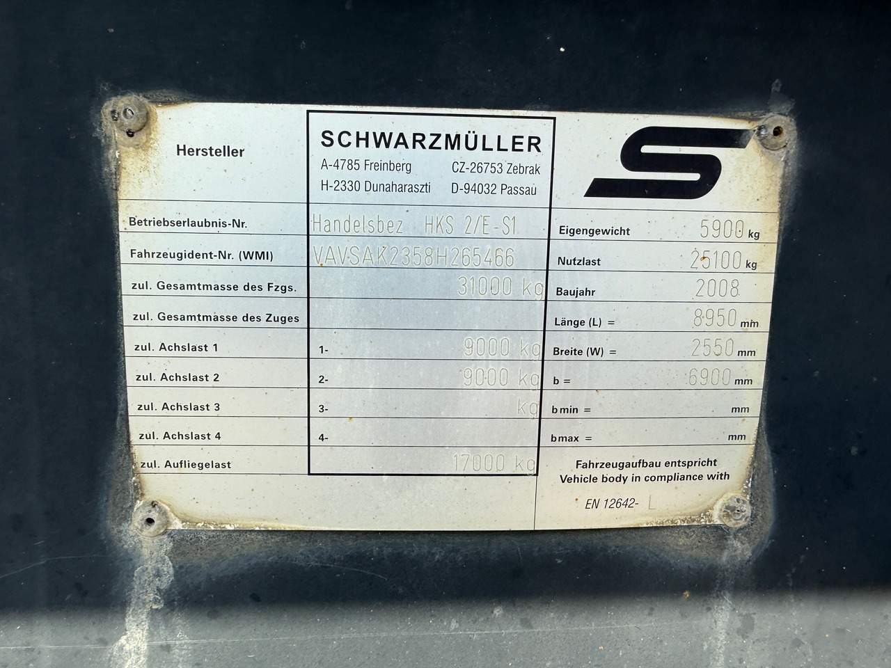 Camion benne MAN TGA 26.480 6x4 SZM mit Kippauflieger: photos 13