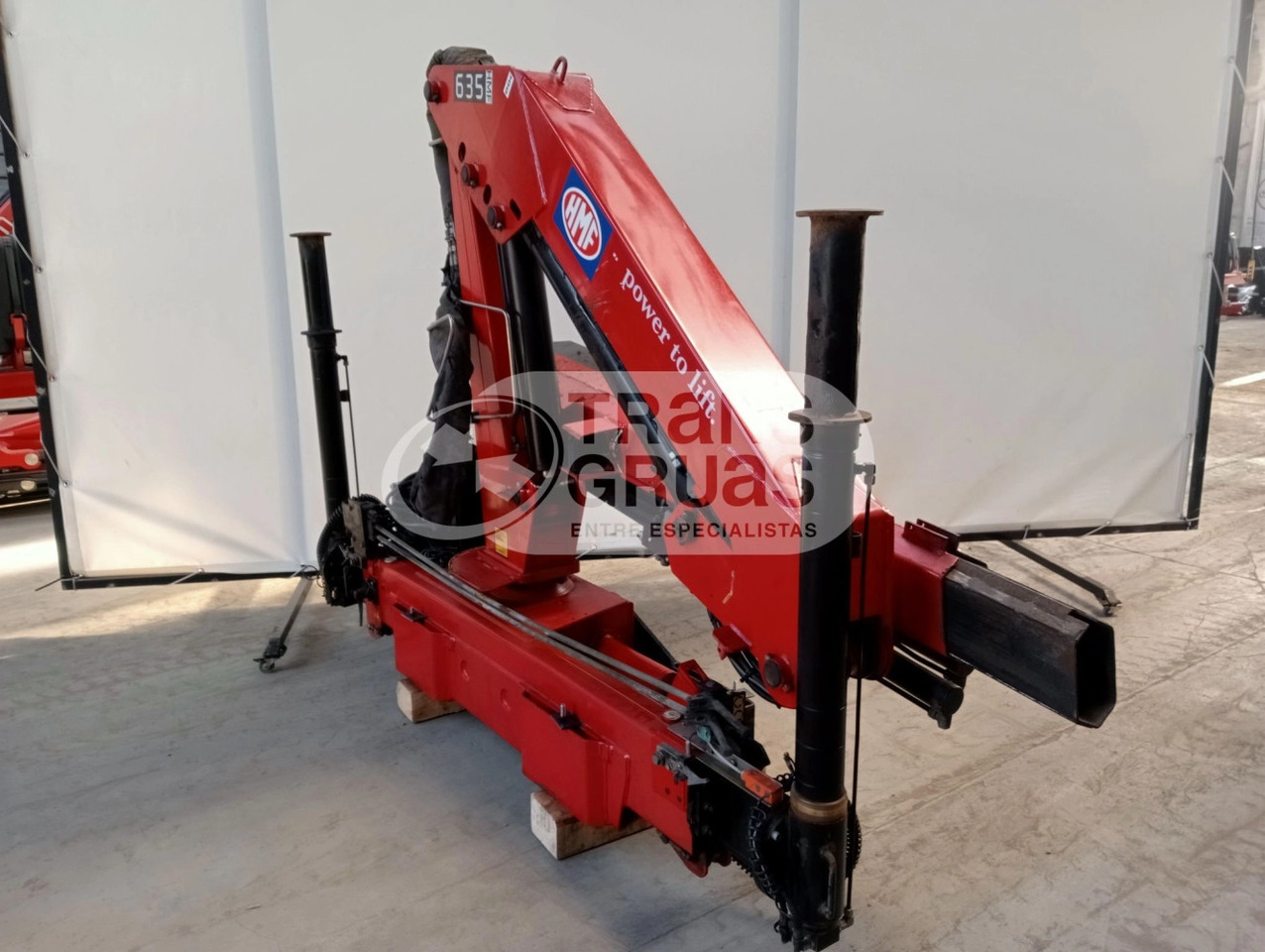 Grúa HMF 635 K2 - Grue auxiliaire pour Camion: photos 3 Grúa HMF 635 K2 - Grue auxiliaire pour Camion: photos 3