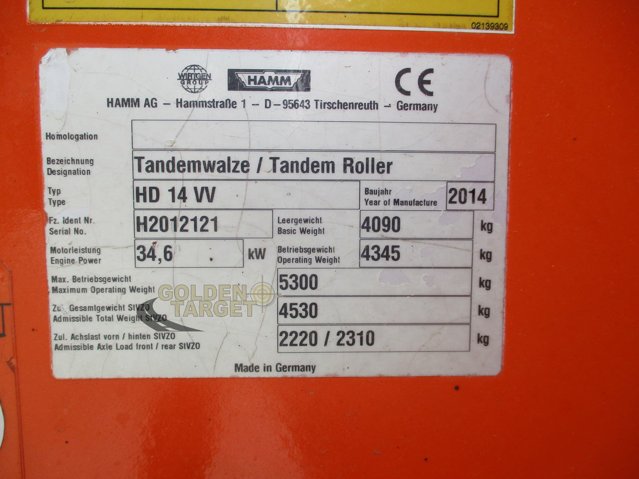 HAMM HD14VV en crédit-bail HAMM HD14VV: photos 13