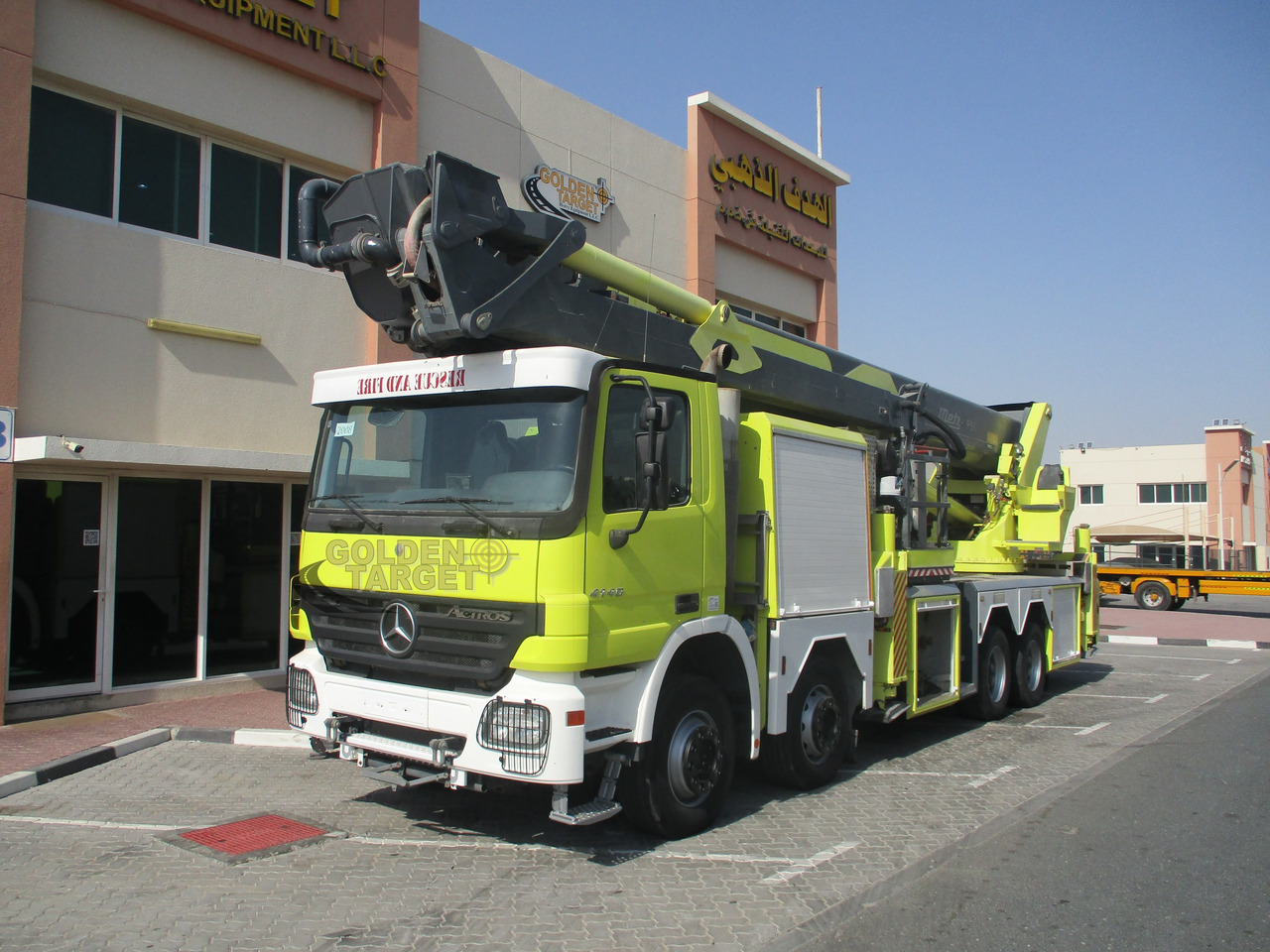 Mercedes ACTROS 4140 8x4 METZ P56 Fire Truck - Camion de pompier: photos 4 Mercedes ACTROS 4140 8x4 METZ P56 Fire Truck - Camion de pompier: photos 4