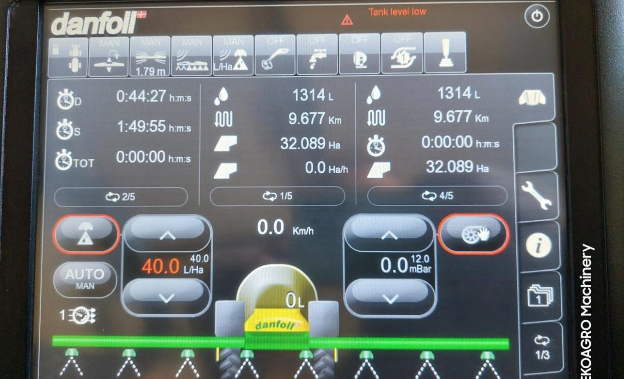 Pulvérisateur traîné Danfoil ConCorde 3000L - 24m med GPS: photos 13