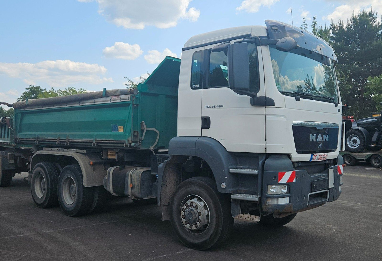 MAN TGS 26.400 6x6 Bordmatik - Camion benne: photos 3 MAN TGS 26.400 6x6 Bordmatik - Camion benne: photos 3