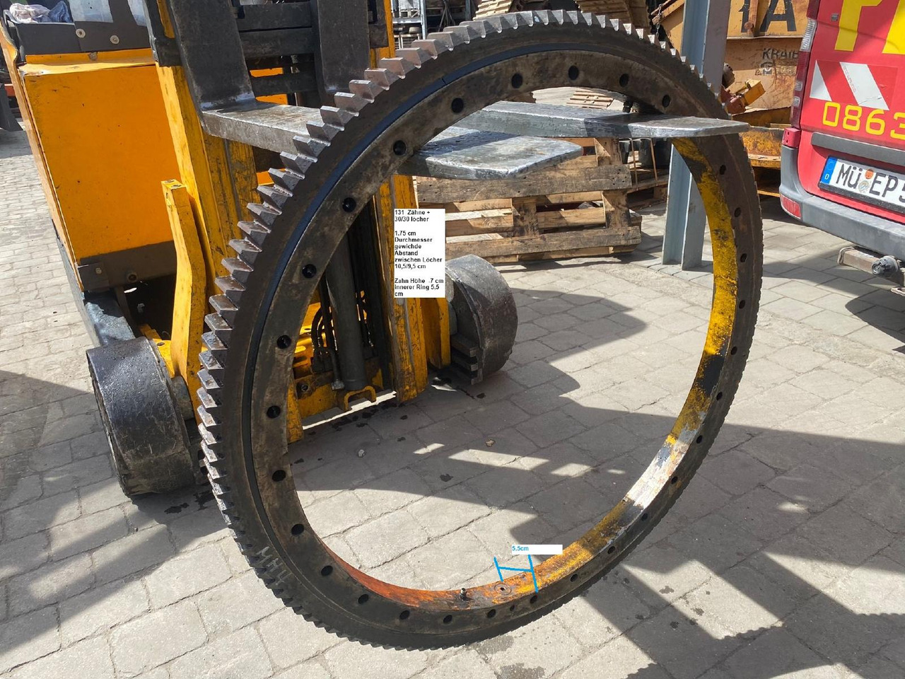 Atlas , O&K - Couronne d'orientation pour Engins de chantier: photos 3 Atlas , O&K - Couronne d'orientation pour Engins de chantier: photos 3