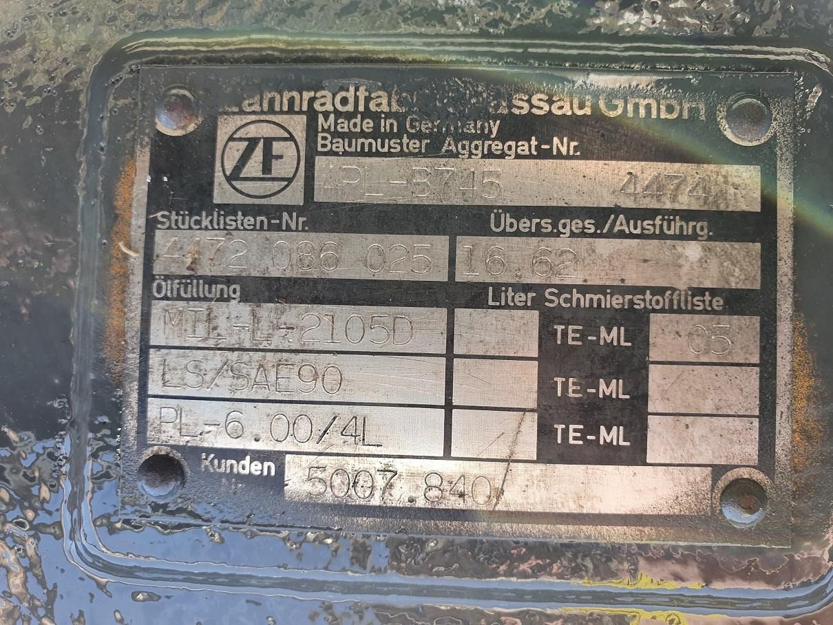 Liebherr AP B 745 aus A312 - Essieu et pièces pour Engins de chantier: photos 5 Liebherr AP B 745 aus A312 - Essieu et pièces pour Engins de chantier: photos 5