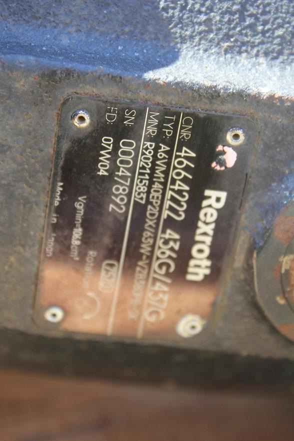 Hydraulique pour Engins de chantier Rexroth A6VM140 aus Hitachi ZX 190W: photos 6