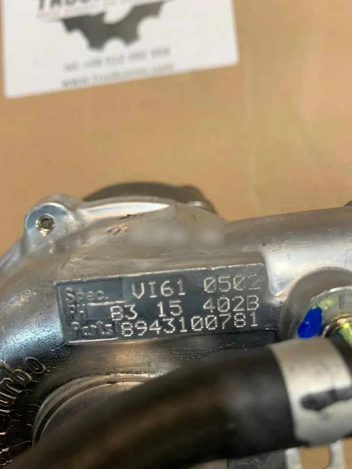 Opel Nowa Turbosprężarka VI61 8943100781 Isuzu / 1.5 TD 67 KM Corsa, 8943100781 for Opel car - Turbocompresseur pour Voiture: photos 4 Opel Nowa Turbosprężarka VI61 8943100781 Isuzu / 1.5 TD 67 KM Corsa, 8943100781 for Opel car - Turbocompresseur pour Voiture: photos 4