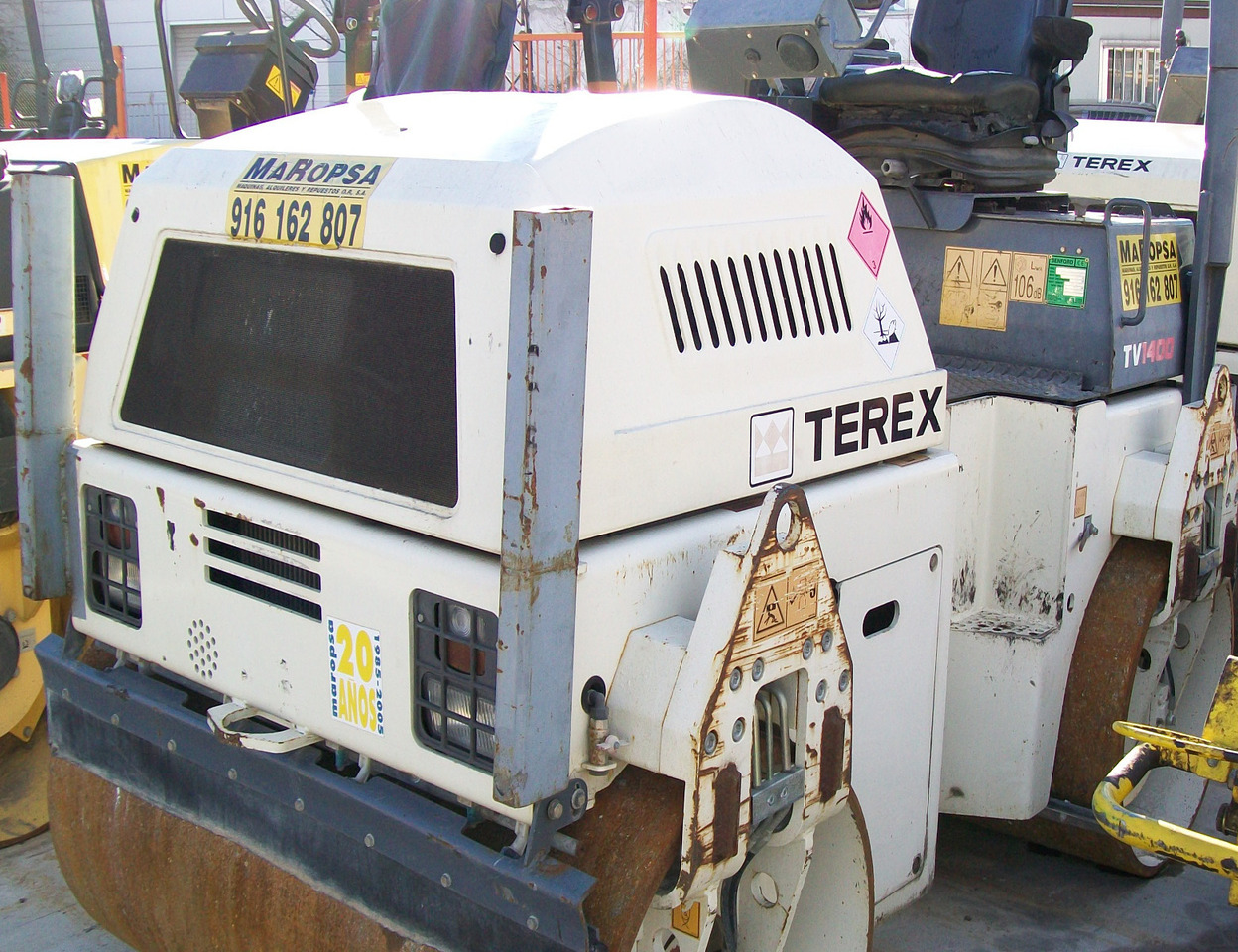 Doble Vibrante Terex TV 1400 - Rouleau compresseur: photos 1 Doble Vibrante Terex TV 1400 - Rouleau compresseur: photos 1