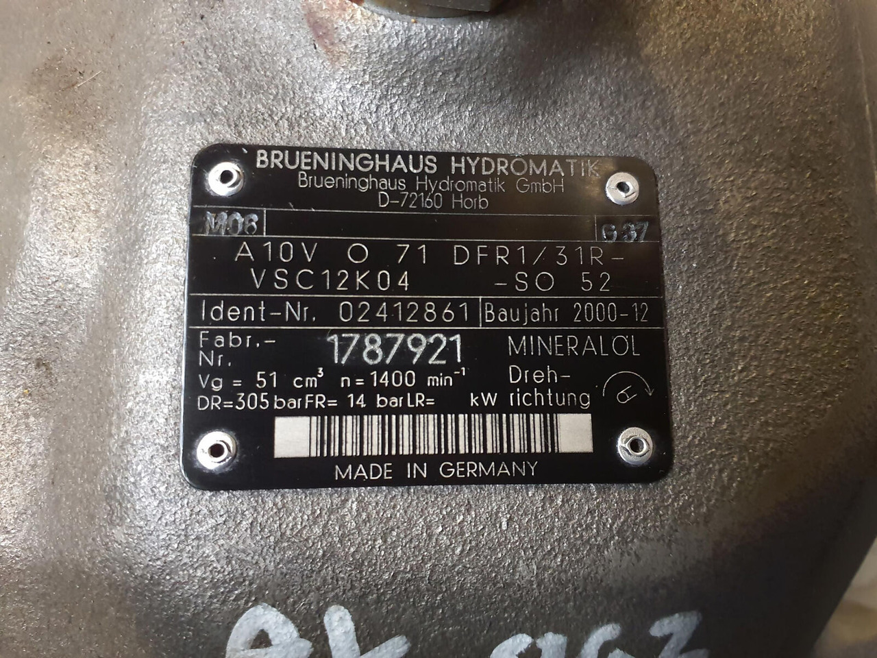 Pompe hydraulique pour Grue Brueninghaus hydr piston pump: photos 6