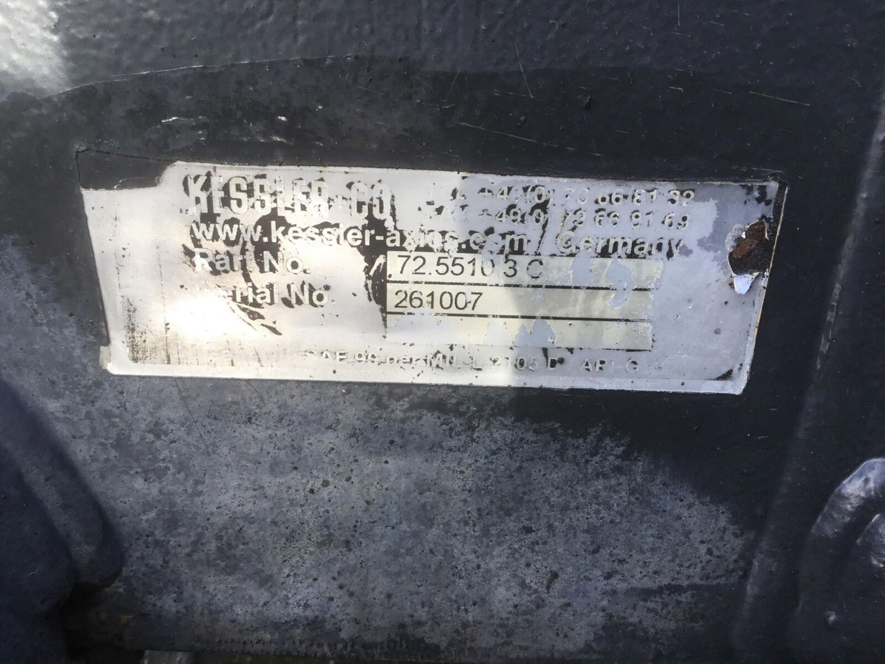 FAUN ATF 50G-3 axle 3 housing - Essieu et pièces pour Grue mobile: photos 5 FAUN ATF 50G-3 axle 3 housing - Essieu et pièces pour Grue mobile: photos 5