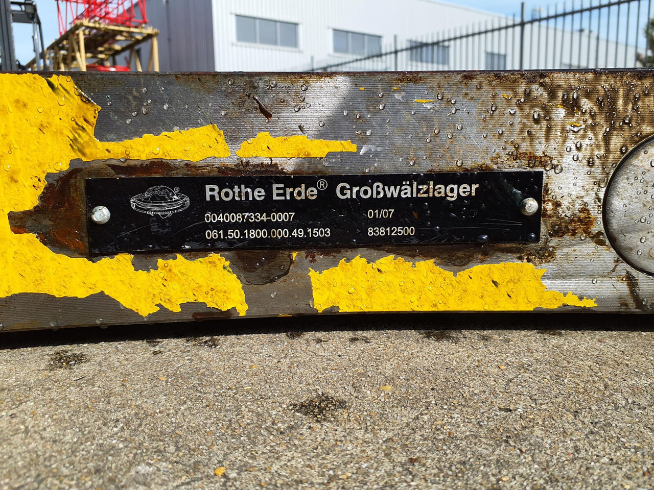 Grove GMK 5100 slewing ring - Couronne d'orientation pour Grue mobile: photos 3 Grove GMK 5100 slewing ring - Couronne d'orientation pour Grue mobile: photos 3