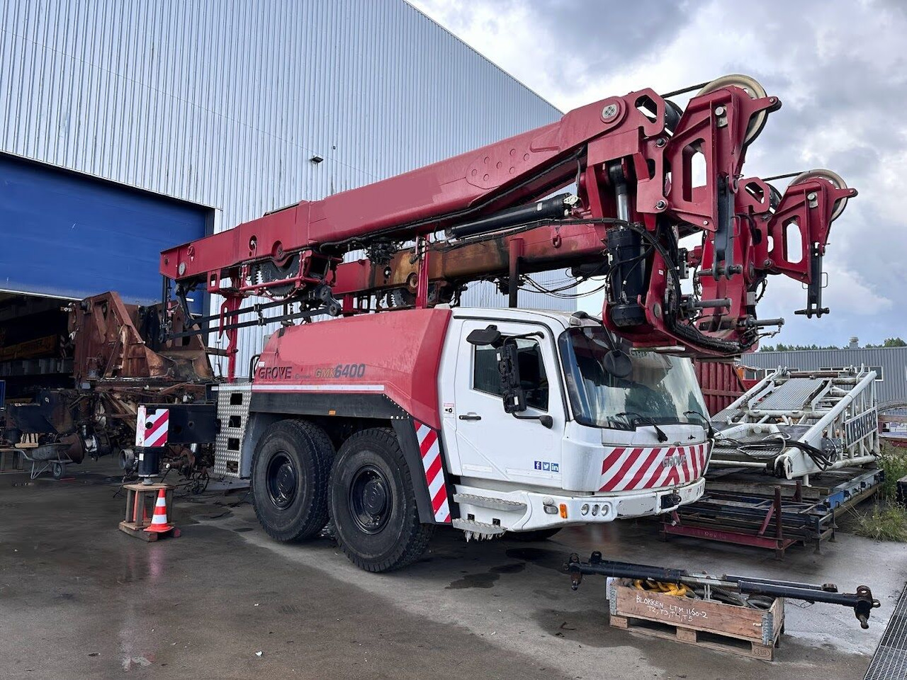 Grove GMK 6400 for parts - Grue mobile: photos 3 Grove GMK 6400 for parts - Grue mobile: photos 3