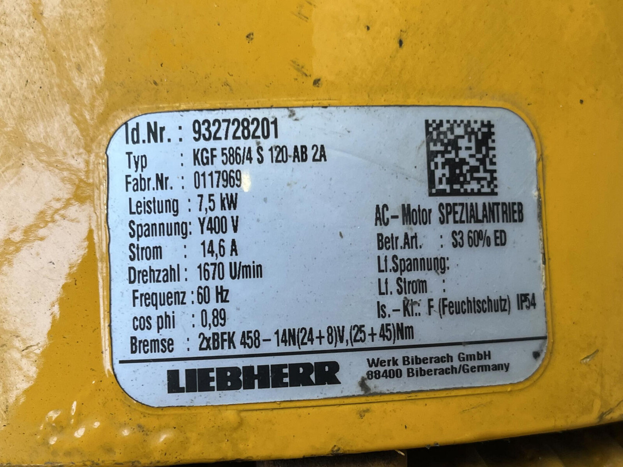 Liebherr MK 100 slew motor - Moteur de rotation pour Grue: photos 5 Liebherr MK 100 slew motor - Moteur de rotation pour Grue: photos 5