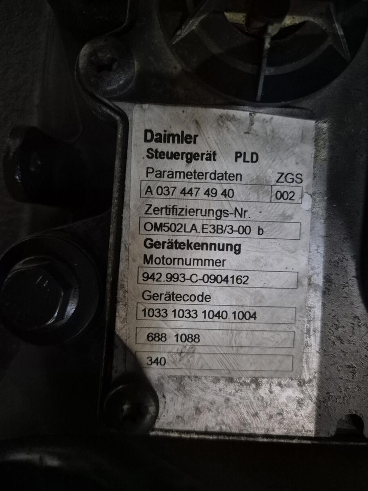 Moteur pour Grue mobile Mercedes-Benz GMK 6400 engine OM502LA: photos 6
