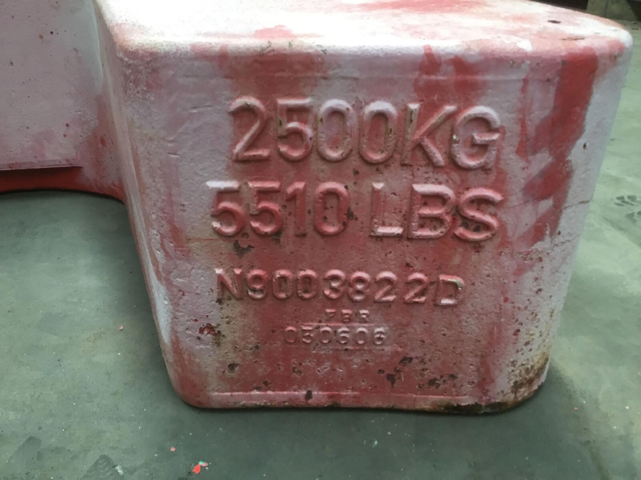 Terex AC 35 counterweight 2,5 ton - Contrepoids pour Grue mobile: photos 5 Terex AC 35 counterweight 2,5 ton - Contrepoids pour Grue mobile: photos 5